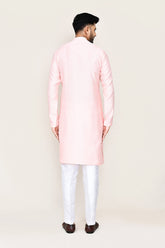 Pink Kurta with Straight Fit Pant